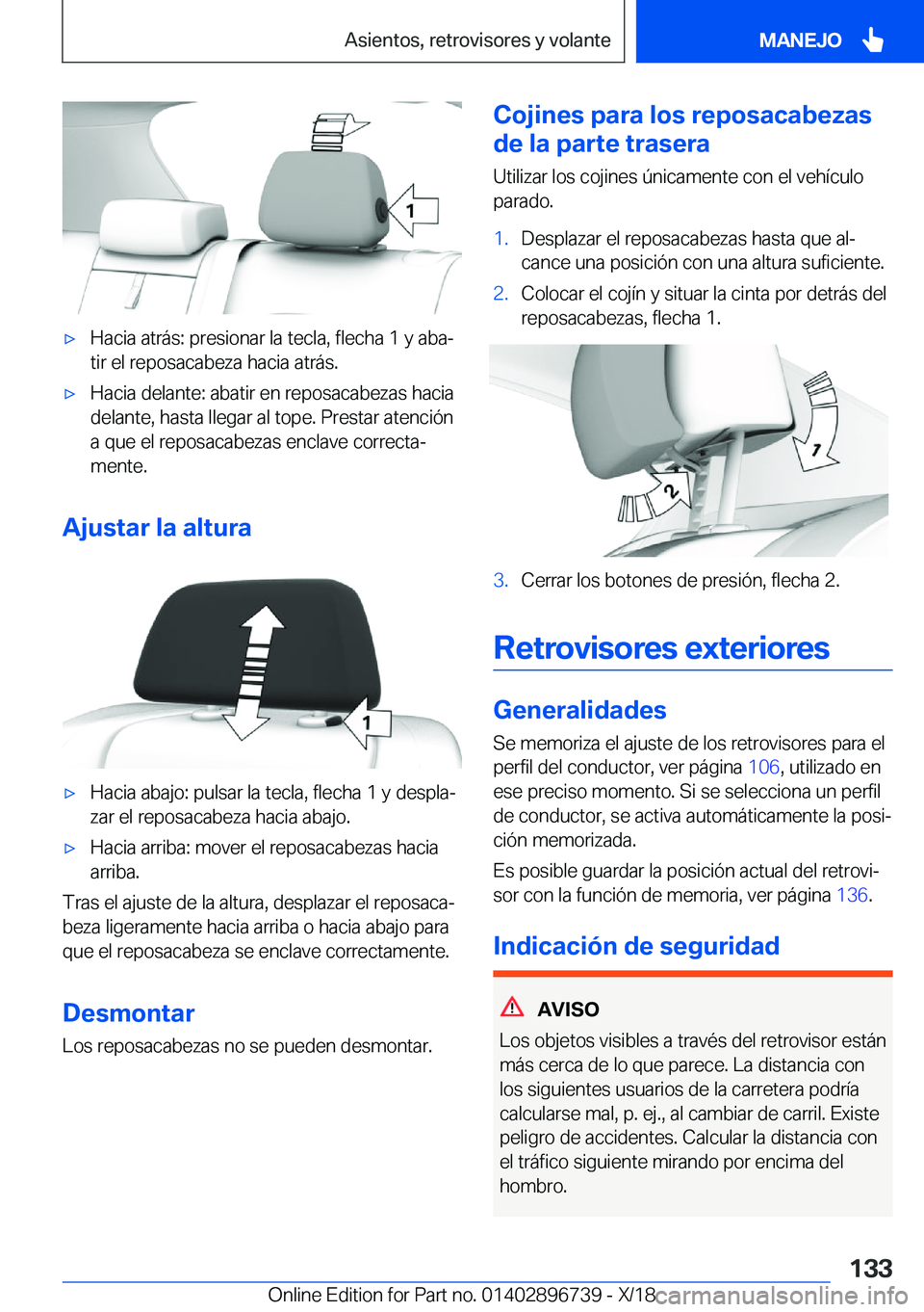 BMW X5 2019  Manuales de Empleo (in Spanish) x�H�a�c�i�a��a�t�r�