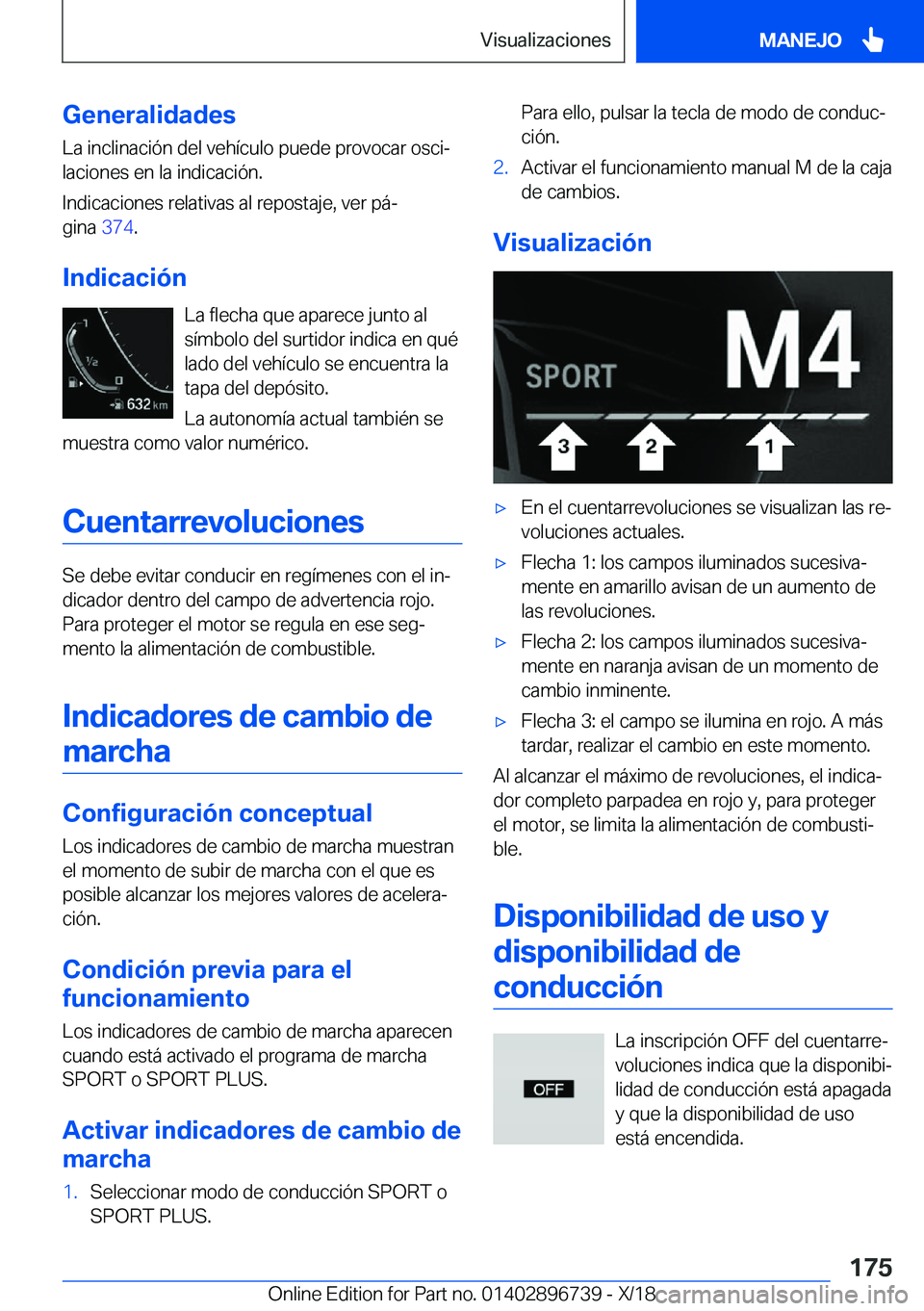 BMW X5 2019  Manuales de Empleo (in Spanish) �G�e�n�e�r�a�l�i�d�a�d�e�s
�L�a��i�n�c�l�i�n�a�c�i�