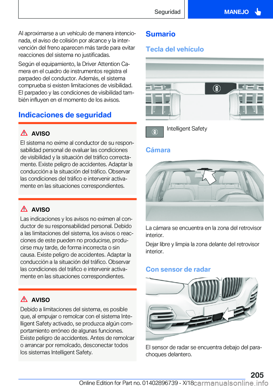 BMW X5 2019  Manuales de Empleo (in Spanish) �A�l��a�p�r�o�x�i�m�a�r�s�e��a��u�n��v�e�h�