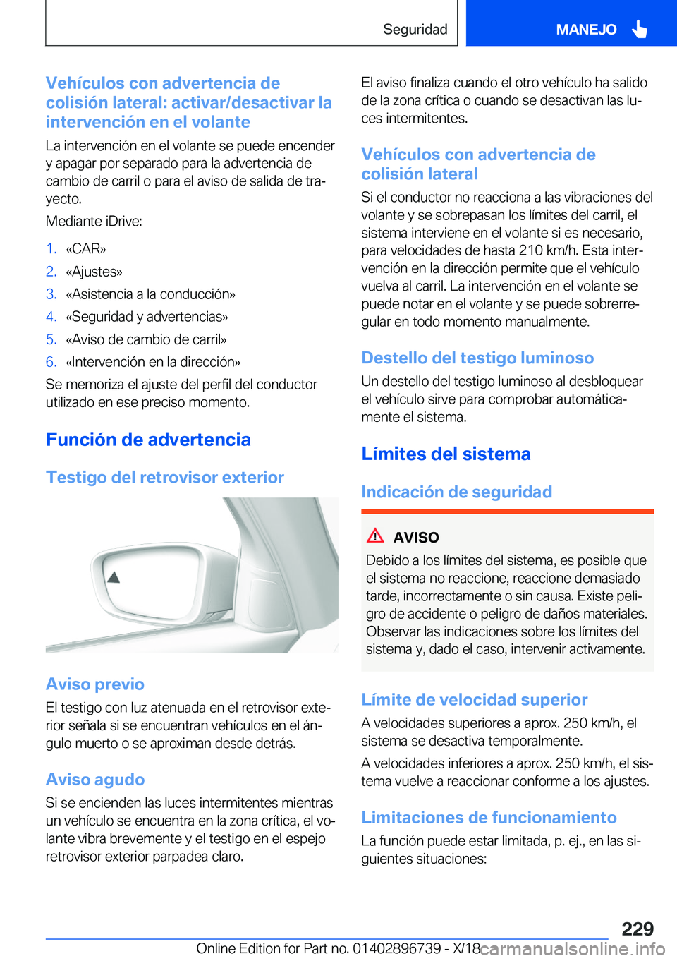 BMW X5 2019  Manuales de Empleo (in Spanish) �V�e�h�