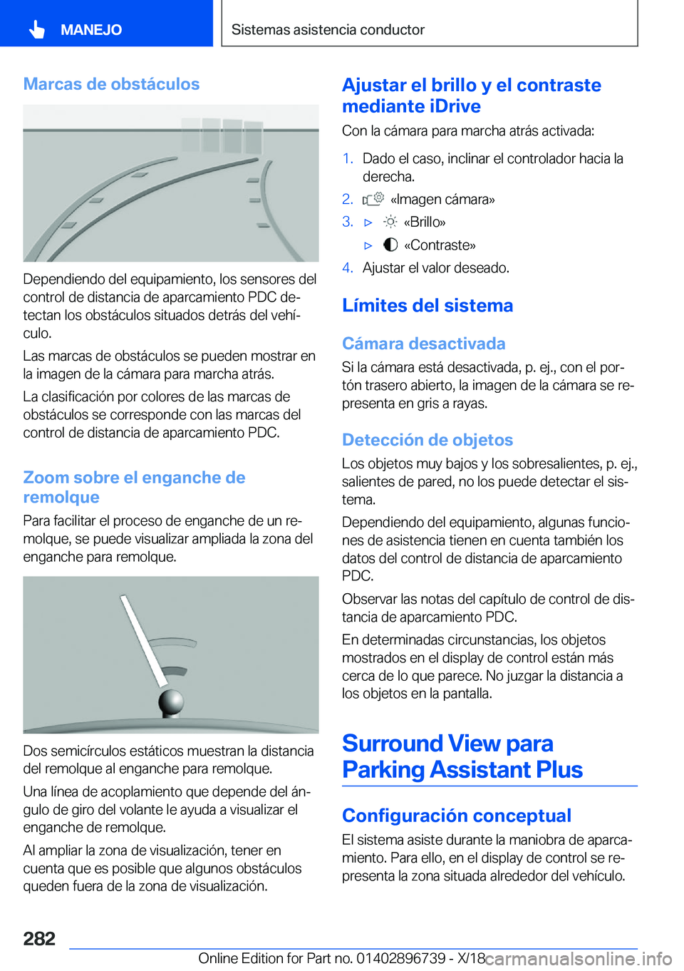 BMW X5 2019  Manuales de Empleo (in Spanish) �M�a�r�c�a�s��d�e��o�b�s�t�