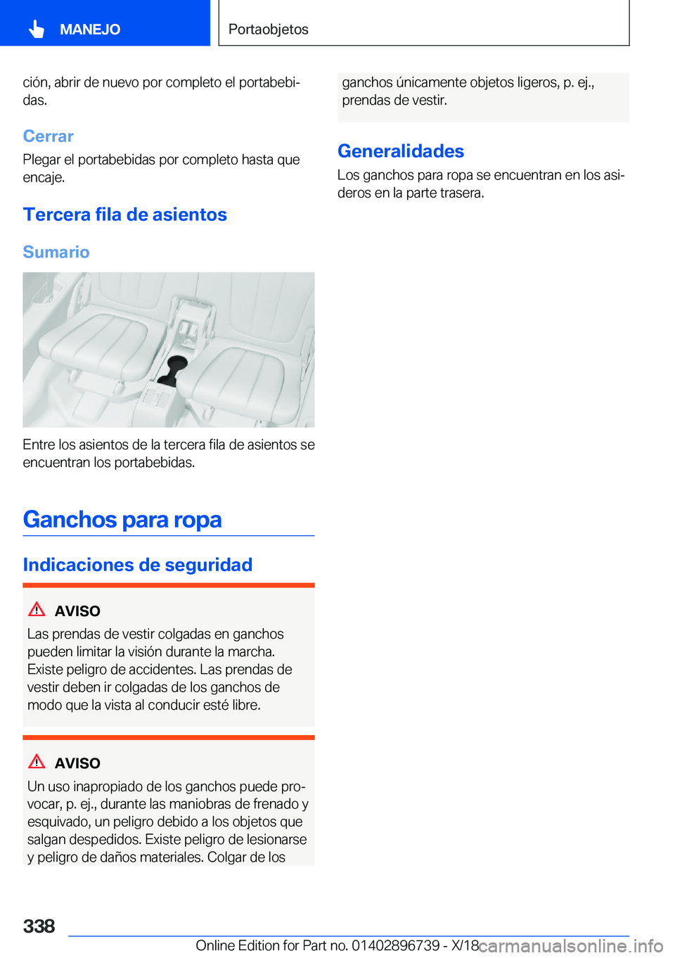 BMW X5 2019  Manuales de Empleo (in Spanish) �c�i�