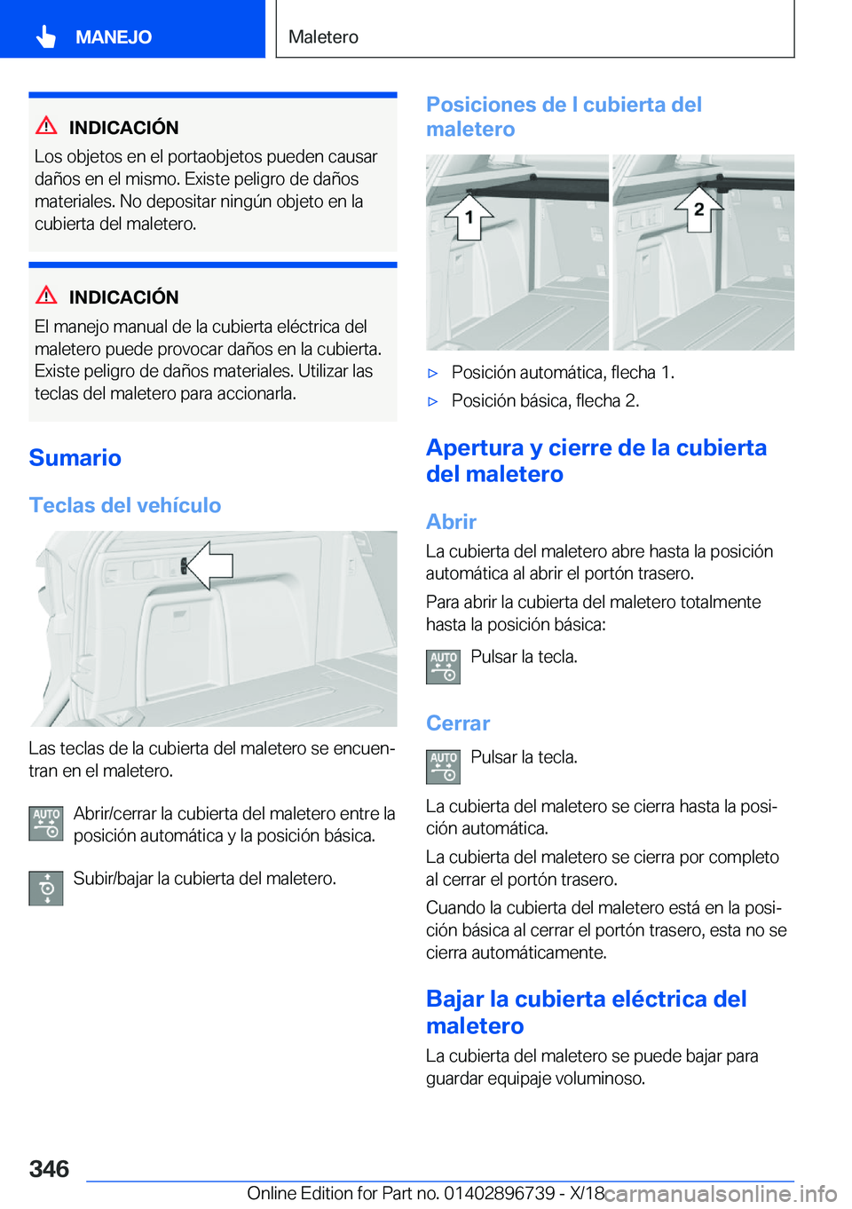 BMW X5 2019  Manuales de Empleo (in Spanish) �I�N�D�I�C�A�C�I�