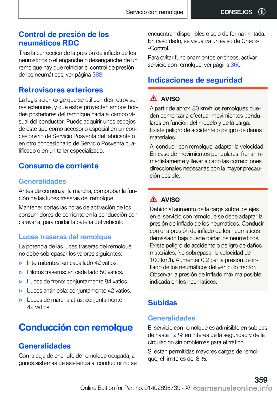 BMW X5 2019  Manuales de Empleo (in Spanish) �C�o�n�t�r�o�l��d�e��p�r�e�s�i�