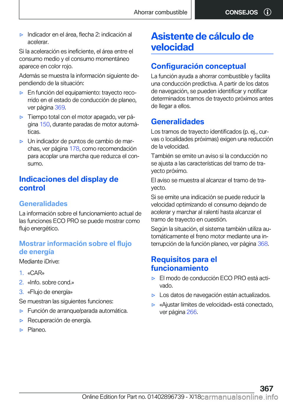 BMW X5 2019  Manuales de Empleo (in Spanish) x�I�n�d�i�c�a�d�o�r��e�n��e�l��