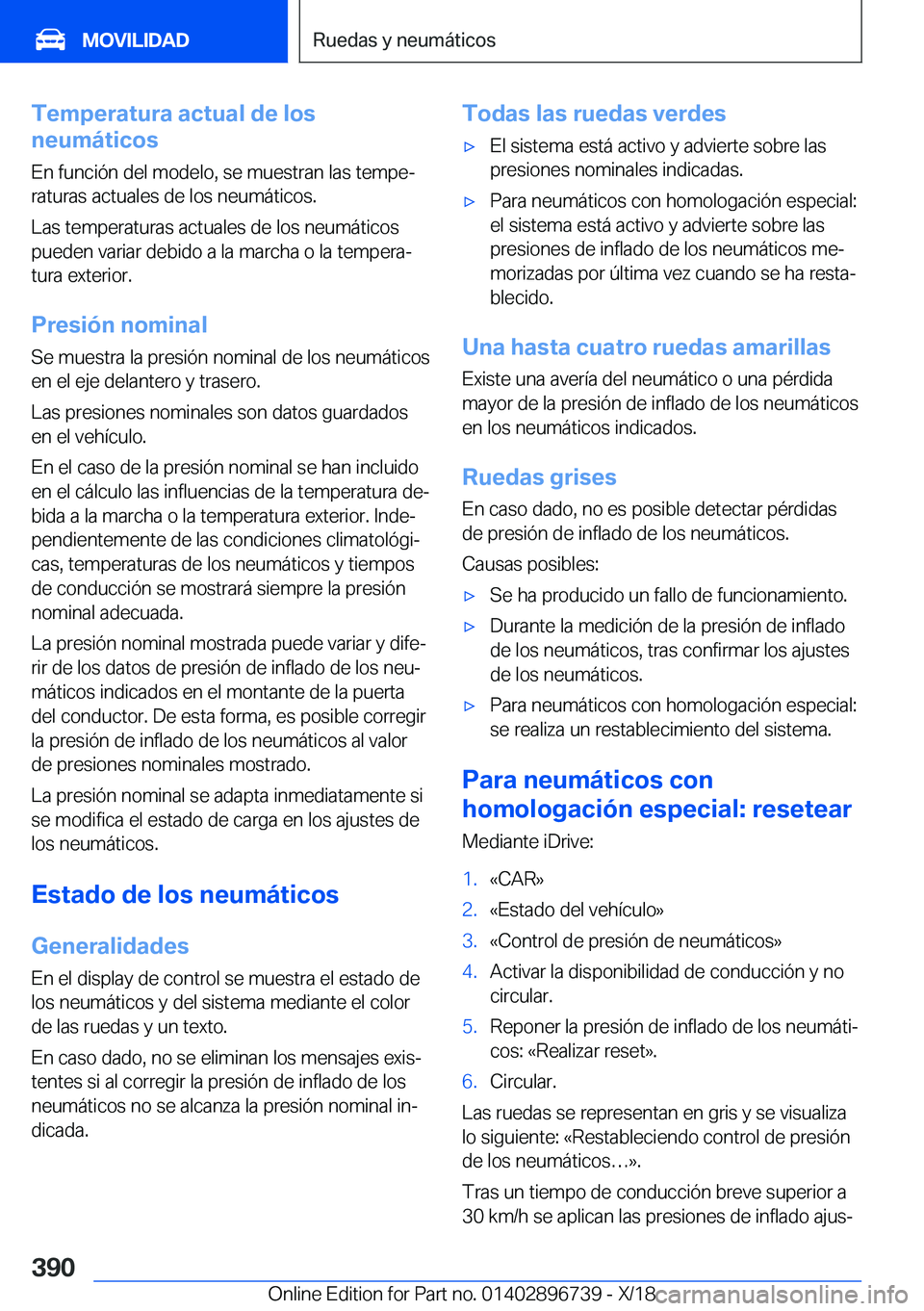 BMW X5 2019  Manuales de Empleo (in Spanish) �T�e�m�p�e�r�a�t�u�r�a��a�c�t�u�a�l��d�e��l�o�s
�n�e�u�m�
