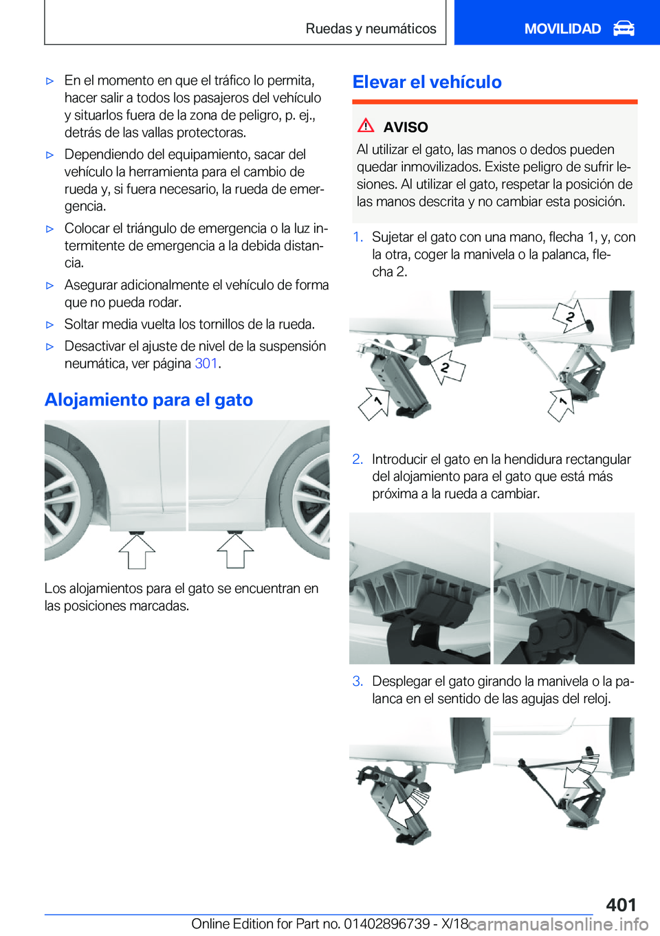BMW X5 2019  Manuales de Empleo (in Spanish) x�E�n��e�l��m�o�m�e�n�t�o��e�n��q�u�e��e�l��t�r�