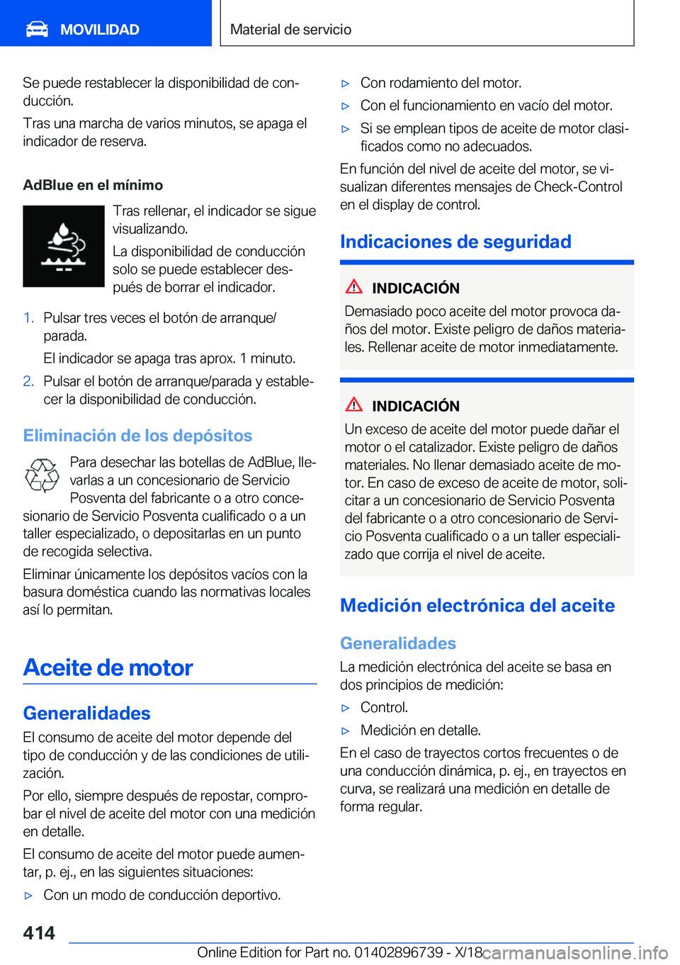 BMW X5 2019  Manuales de Empleo (in Spanish) �S�e��p�u�e�d�e��r�e�s�t�a�b�l�e�c�e�r��l�a��d�i�s�p�o�n�i�b�i�l�i�d�a�d��d�e��c�o�nª
�d�u�c�c�i�