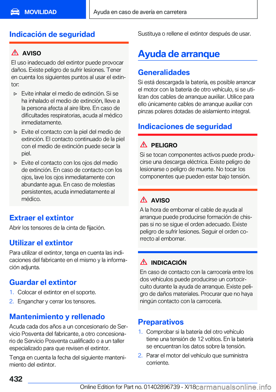 BMW X5 2019  Manuales de Empleo (in Spanish) �I�n�d�i�c�a�c�i�
