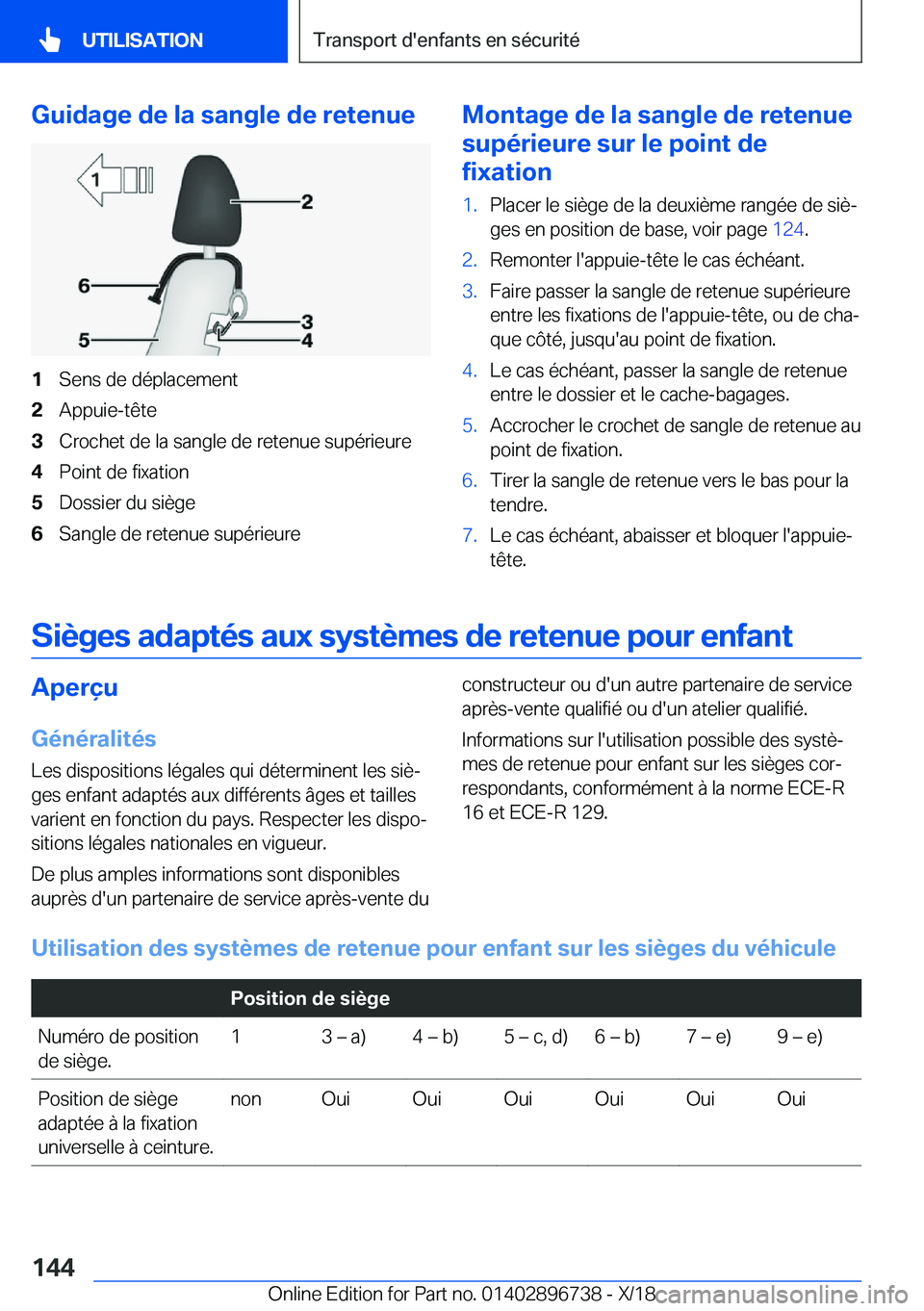 BMW X5 2019  Notices Demploi (in French) �G�u�i�d�a�g�e��d�e��l�a��s�a�n�g�l�e��d�e��r�e�t�e�n�u�e�1�S�e�n�s��d�e��d�é�p�l�a�c�e�m�e�n�t�2�A�p�p�u�i�e�-�t�ê�t�e�3�C�r�o�c�h�e�t��d�e��l�a��s�a�n�g�l�e��d�e��r�e�t�e�n�u�e��s�u�p
