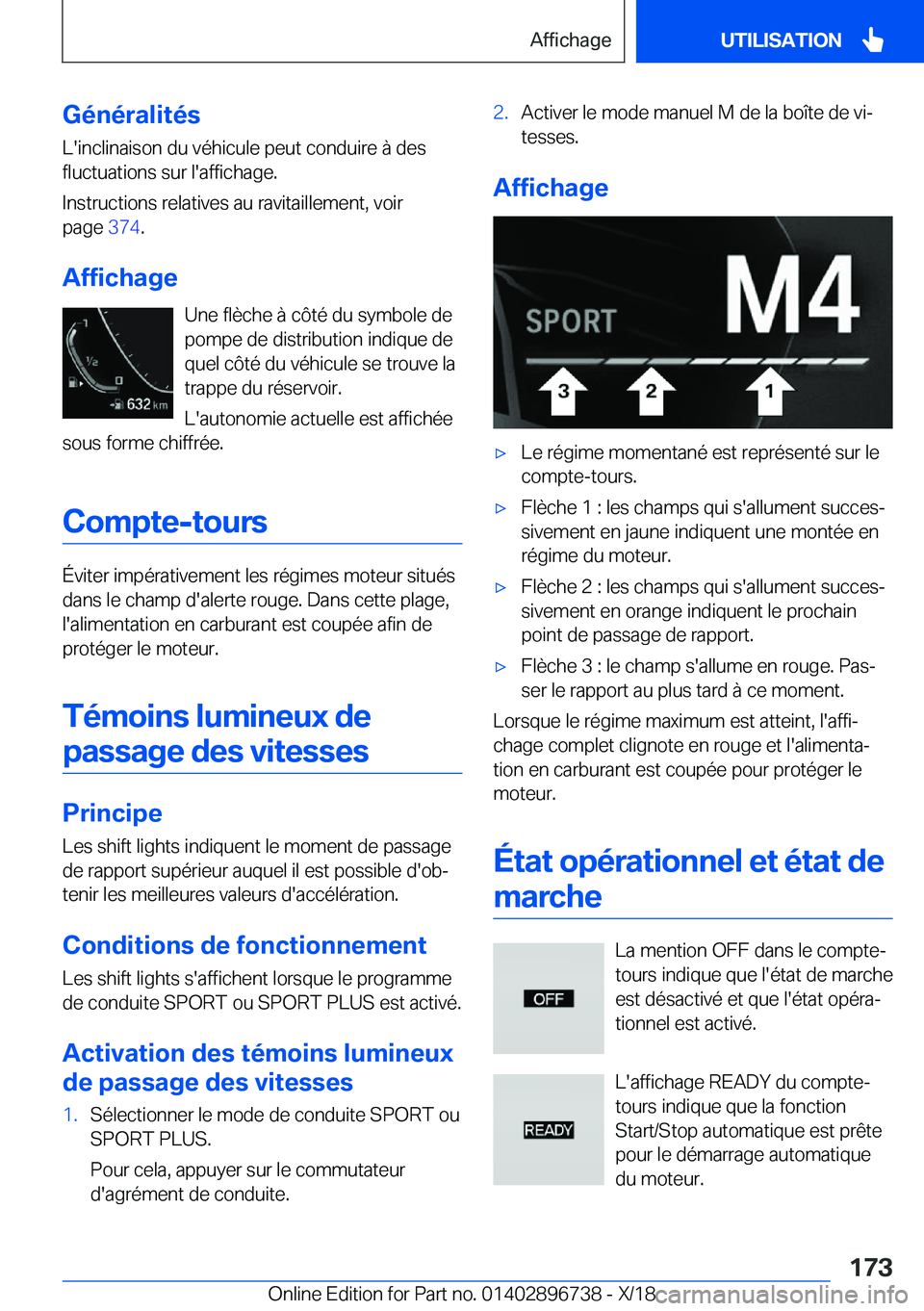 BMW X5 2019  Notices Demploi (in French) �G�é�n�é�r�a�l�i�t�é�s�L�'�i�n�c�l�i�n�a�i�s�o�n��d�u��v�é�h�i�c�u�l�e��p�e�u�t��c�o�n�d�u�i�r�e��