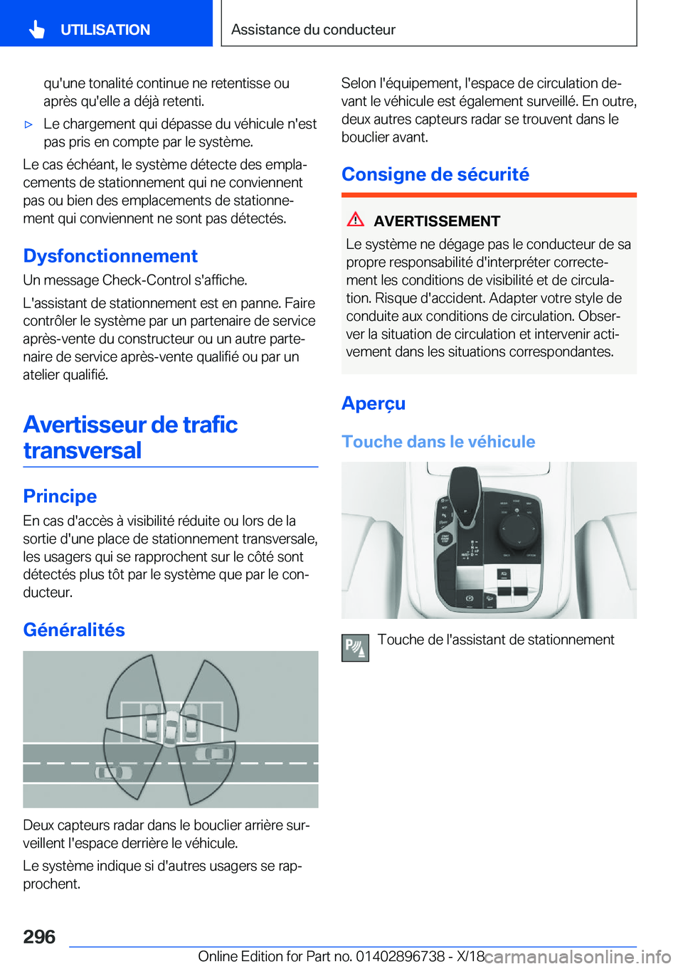 BMW X5 2019  Notices Demploi (in French) �q�u�'�u�n�e��t�o�n�a�l�i�t�é��c�o�n�t�i�n�u�e��n�e��r�e�t�e�n�t�i�s�s�e��o�u�a�p�r�è�s��q�u�'�e�l�l�e��a��d�é�j�
