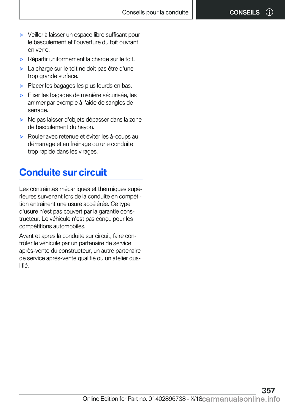 BMW X5 2019  Notices Demploi (in French) 'x�V�e�i�l�l�e�r��