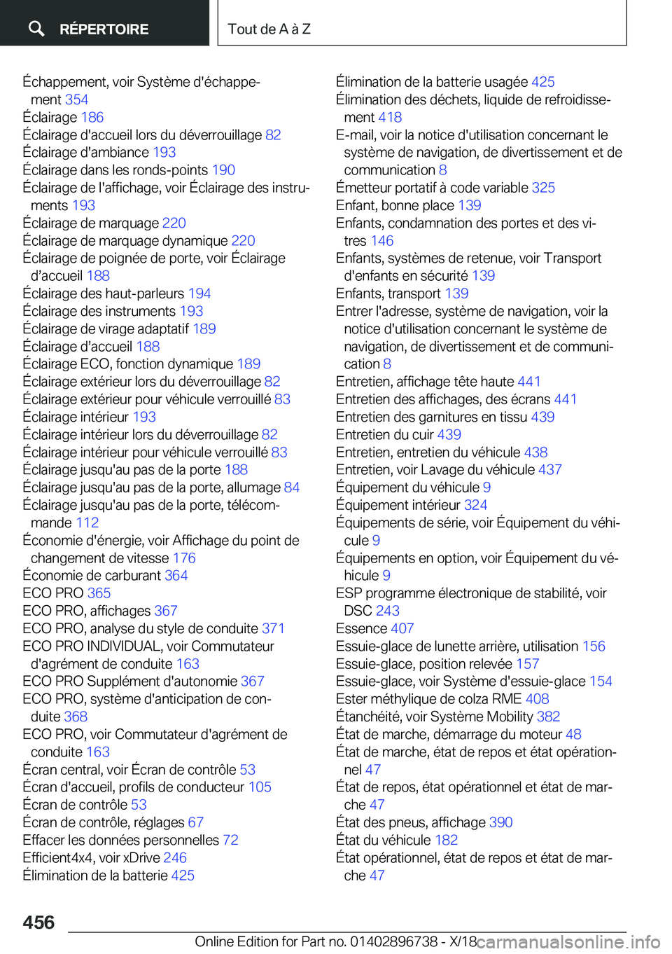 BMW X5 2019  Notices Demploi (in French) �