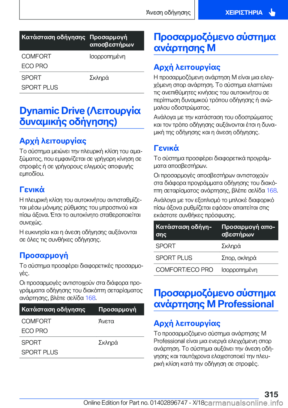 BMW X5 2019  ΟΔΗΓΌΣ ΧΡΉΣΗΣ (in Greek) >sgnfgsfy�bvpuyfyecdbfsd_bup
scbftwfgpdl`�C�O�M�F�O�R�T
�E�C�O��P�R�O=fbddbcy_o`y�S�P�O�R�T
�S�P�O�R�T��P�L�U�Se]^ydn
�D�y�n�a�m�i�c��D�r�i