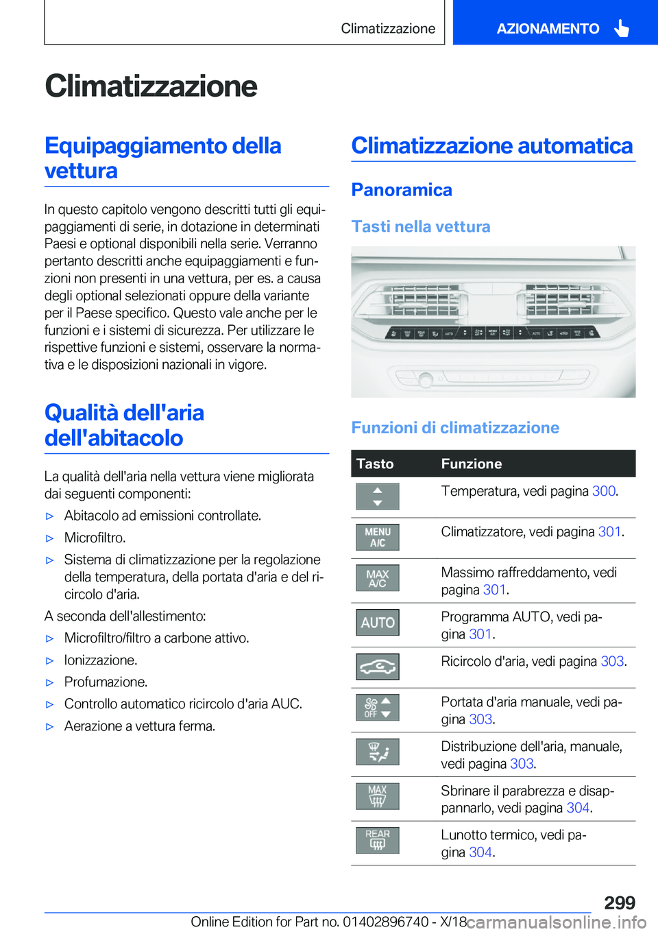 BMW X5 2019  Libretti Di Uso E manutenzione (in Italian) �C�l�i�m�a�t�i�z�z�a�z�i�o�n�e�E�q�u�i�p�a�g�g�i�a�m�e�n�t�o��d�e�l�l�a�v�e�t�t�u�r�a
�I�n��q�u�e�s�t�o��c�a�p�i�t�o�l�o��v�e�n�g�o�n�o��d�e�s�c�r�i�t�t�i��t�u�t�t�i��g�l�i��e�q�u�iª
�p�a�g�