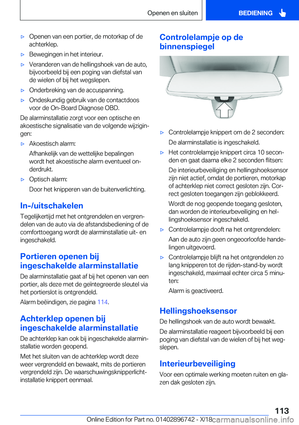 BMW X5 2019  Instructieboekjes (in Dutch) 'x�O�p�e�n�e�n��v�a�n��e�e�n��p�o�r�t�i�e�r�,��d�e��m�o�t�o�r�k�a�p��o�f��d�e
�a�c�h�t�e�r�k�l�e�p�.'x�B�e�w�e�g�i�n�g�e�n��i�n��h�e�t��i�n�t�e�r�i�e�u�r�.'x�V�e�r�a�n�d�e�r�e�n�