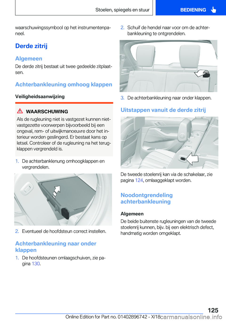 BMW X5 2019  Instructieboekjes (in Dutch) �w�a�a�r�s�c�h�u�w�i�n�g�s�s�y�m�b�o�o�l��o�p��h�e�t��i�n�s�t�r�u�m�e�n�t�e�n�p�aj
�n�e�e�l�.
�D�e�r�d�e��z�i�t�r�i�j �A�l�g�e�m�e�e�n
�D�e��d�e�r�d�e��z�i�t�r�i�j��b�e�s�t�a�a�t��u�i�t��t�w