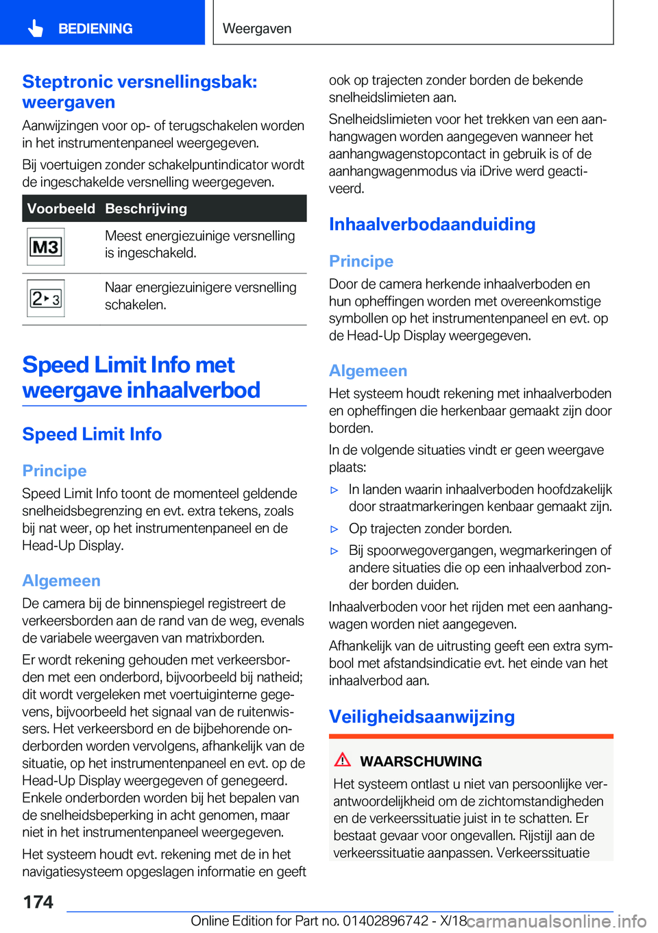 BMW X5 2019  Instructieboekjes (in Dutch) �S�t�e�p�t�r�o�n�i�c��v�e�r�s�n�e�l�l�i�n�g�s�b�a�k�:
�w�e�e�r�g�a�v�e�n
�A�a�n�w�i�j�z�i�n�g�e�n��v�o�o�r��o�p�-��o�f��t�e�r�u�g�s�c�h�a�k�e�l�e�n��w�o�r�d�e�n �i�n��h�e�t��i�n�s�t�r�u�m�e�n�