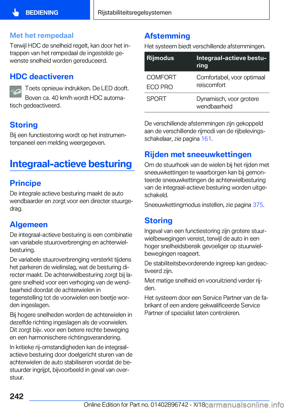 BMW X5 2019  Instructieboekjes (in Dutch) �M�e�t��h�e�t��r�e�m�p�e�d�a�a�l�T�e�r�w�i�j�l��H�D�C��d�e��s�n�e�l�h�e�i�d��r�e�g�e�l�t�,��k�a�n��d�o�o�r��h�e�t��i�nj�t�r�a�p�p�e�n��v�a�n��h�e�t��r�e�m�p�e�d�a�a�l��d�e��i�n�g�e�s�t