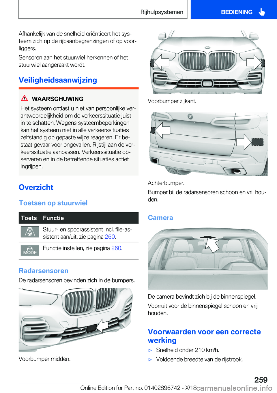 BMW X5 2019  Instructieboekjes (in Dutch) �A�f�h�a�n�k�e�l�i�j�k��v�a�n��d�e��s�n�e�l�h�e�i�d��o�r�i�