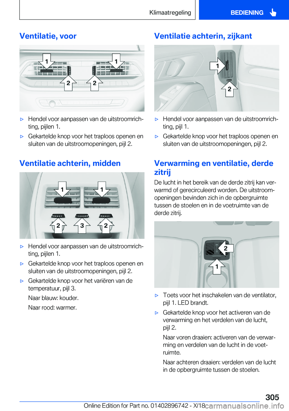 BMW X5 2019  Instructieboekjes (in Dutch) �V�e�n�t�i�l�a�t�i�e�,��v�o�o�r'x�H�e�n�d�e�l��v�o�o�r��a�a�n�p�a�s�s�e�n��v�a�n��d�e��u�i�t�s�t�r�o�o�m�r�i�c�hj
�t�i�n�g�,��p�i�j�l�e�n��1�.'x�G�e�k�a�r�t�e�l�d�e��k�n�o�p��v�o�o�