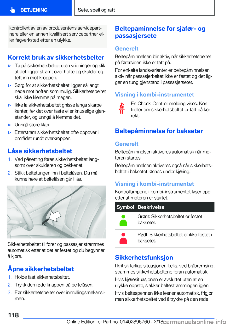 BMW X5 2019  InstruksjonsbØker (in Norwegian) �k�o�n�t�r�o�l�l�e�r�t��a�v��e�n��a�v��p�r�o�d�u�s�e�n�t�e�n�s��s�e�r�v�i�c�e�p�a�r�tj�n�e�r�e��e�l�l�e�r��e�n��a�n�n�e�n��k�v�a�l�i�f�i�s�e�r�t��s�e�r�v�i�c�e�p�a�r�t�n�e�r��e�lj
�l�e�r�