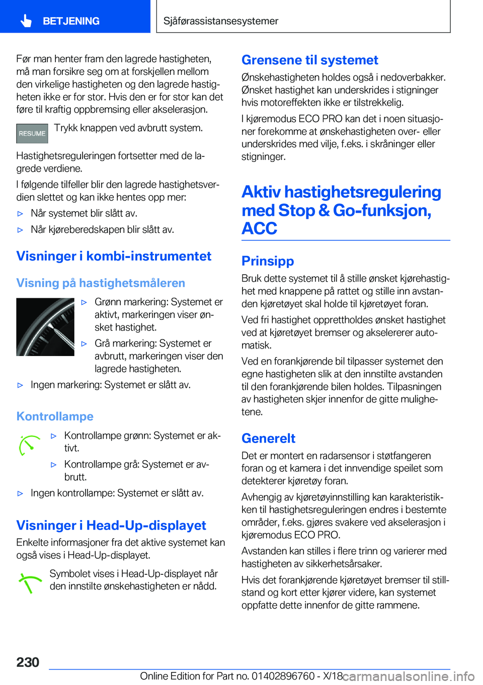 BMW X5 2019  InstruksjonsbØker (in Norwegian) �F�