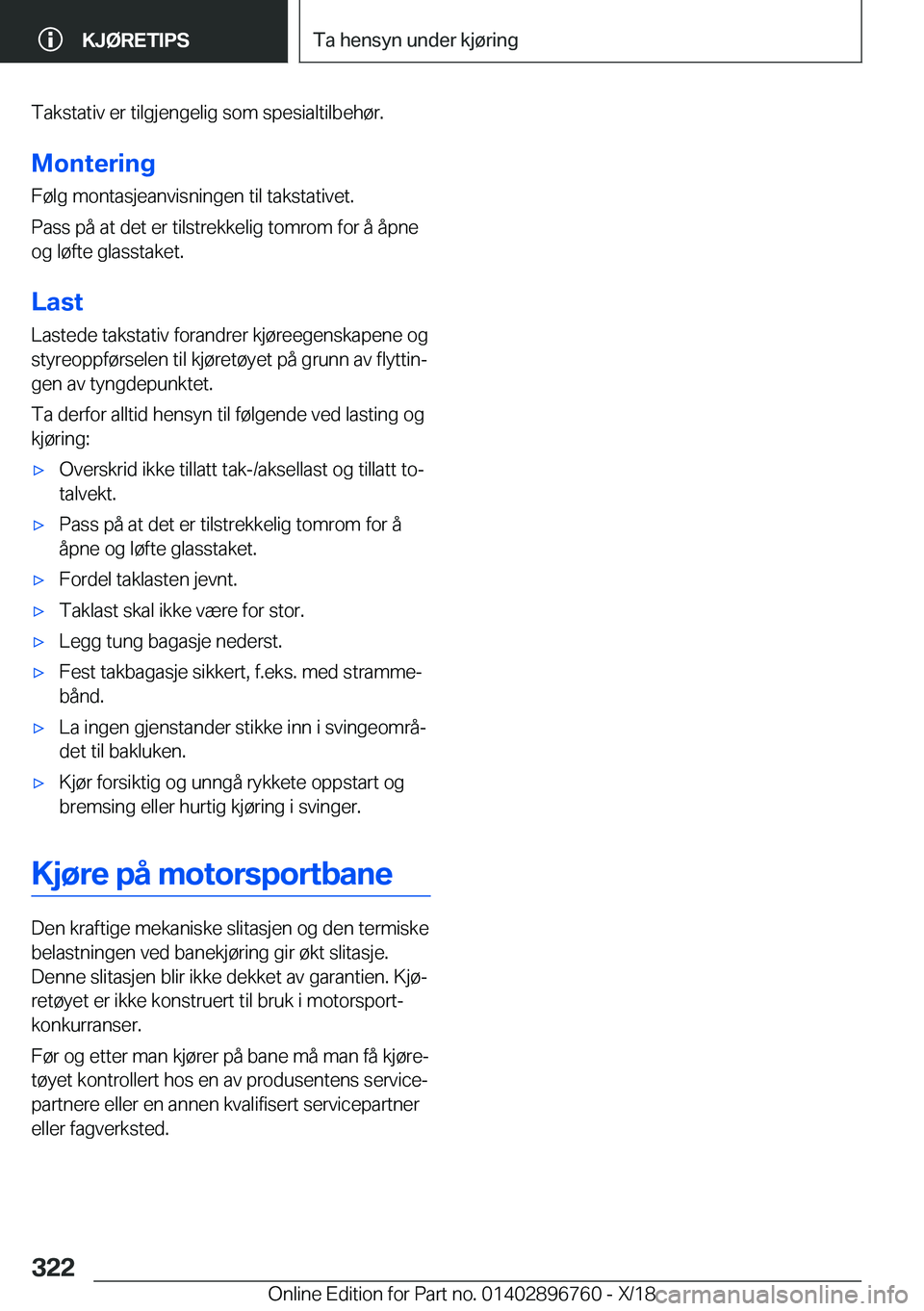 BMW X5 2019  InstruksjonsbØker (in Norwegian) �T�a�k�s�t�a�t�i�v��e�r��t�i�l�g�j�e�n�g�e�l�i�g��s�o�m��s�p�e�s�i�a�l�t�i�l�b�e�h�