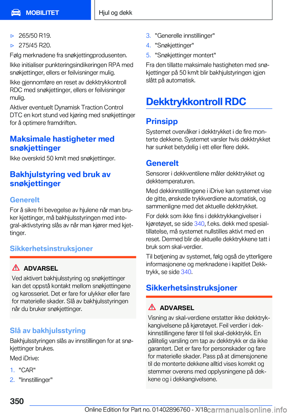 BMW X5 2019  InstruksjonsbØker (in Norwegian) x�2�6�5�/�5�0��R�1�9�.x�2�7�5�/�4�5��R�2�0�.
�F�