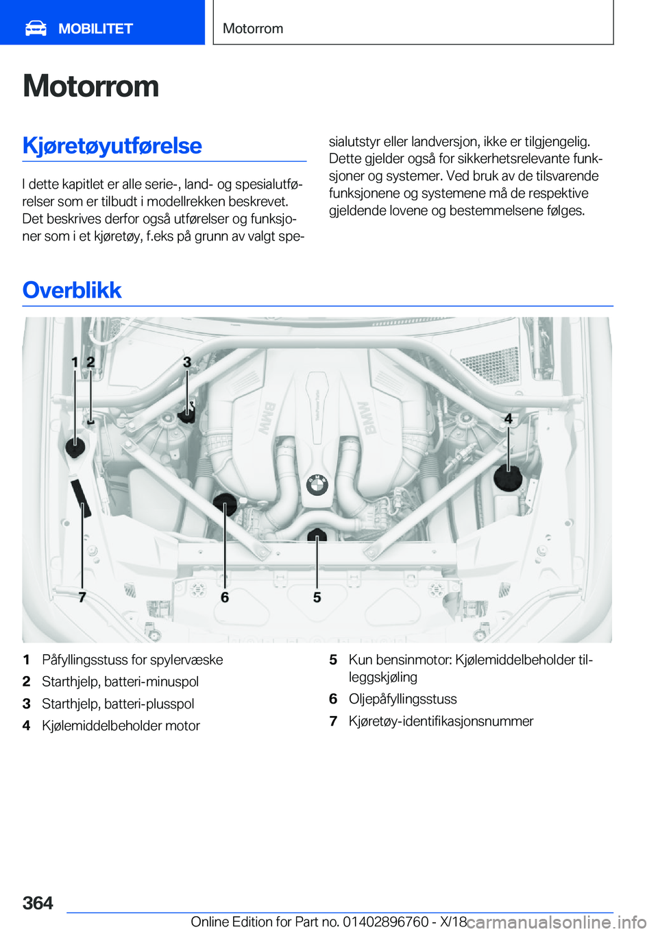 BMW X5 2019  InstruksjonsbØker (in Norwegian) �M�o�t�o�r�r�o�m�K�j�