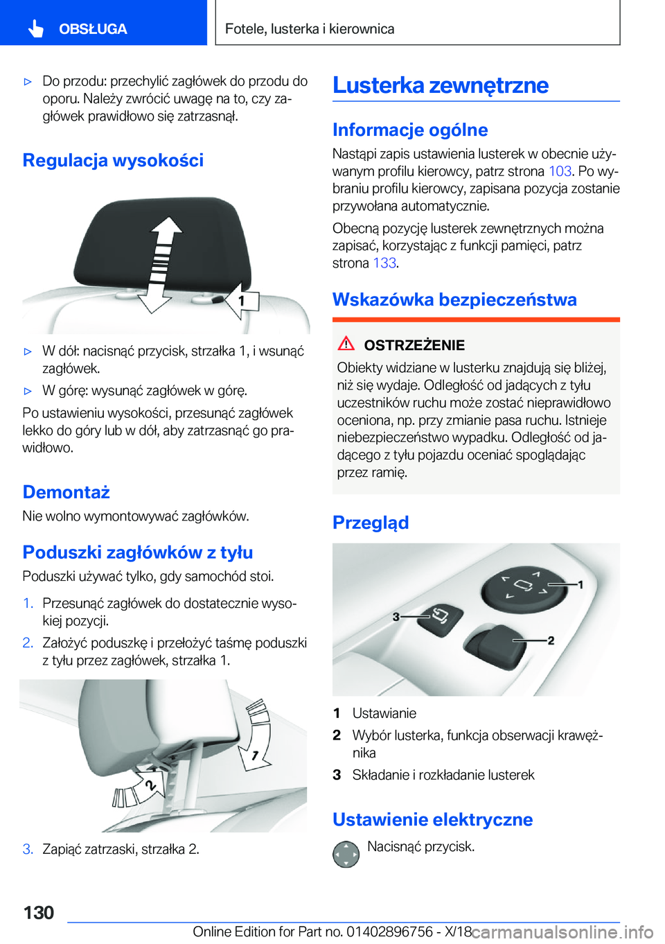 BMW X5 2019  Instrukcja obsługi (in Polish) 'x�D�o��p�r�z�o�d�u�:��p�r�z�e�c�h�y�l�i�
