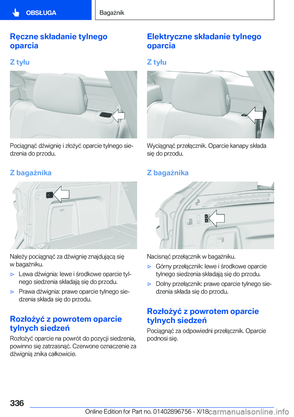 BMW X5 2019  Instrukcja obsługi (in Polish) �R�