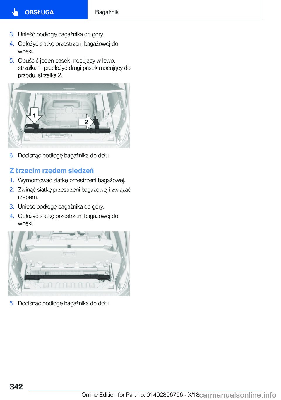 BMW X5 2019  Instrukcja obsługi (in Polish) �3�.�U�n�i�e�