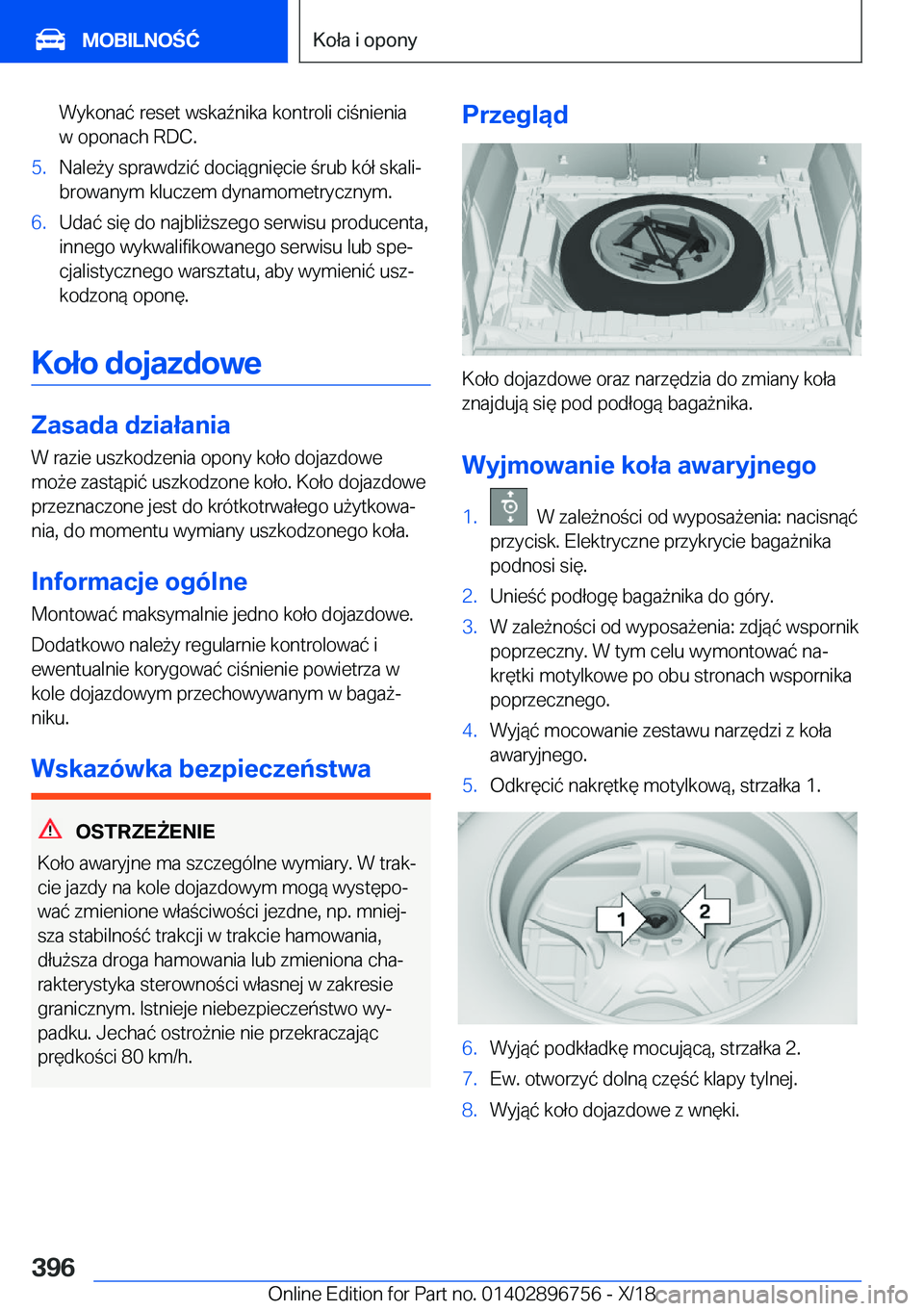 BMW X5 2019  Instrukcja obsługi (in Polish) �W�y�k�o�n�a�