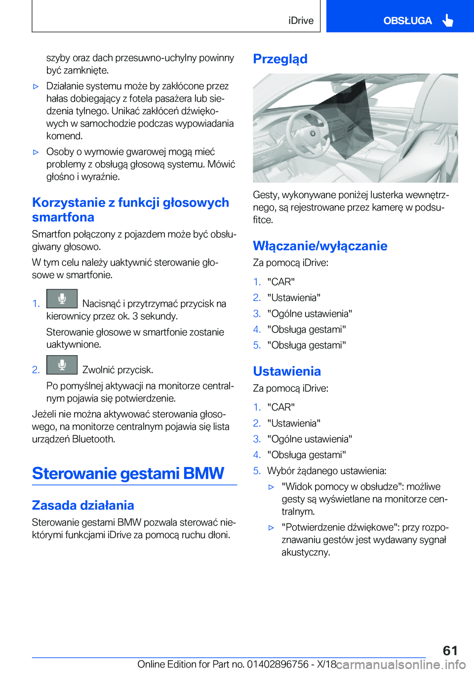 BMW X5 2019  Instrukcja obsługi (in Polish) �s�z�y�b�y��o�r�a�z��d�a�c�h��p�r�z�e�s�u�w�n�o�-�u�c�h�y�l�n�y��p�o�w�i�n�n�y
�b�y�