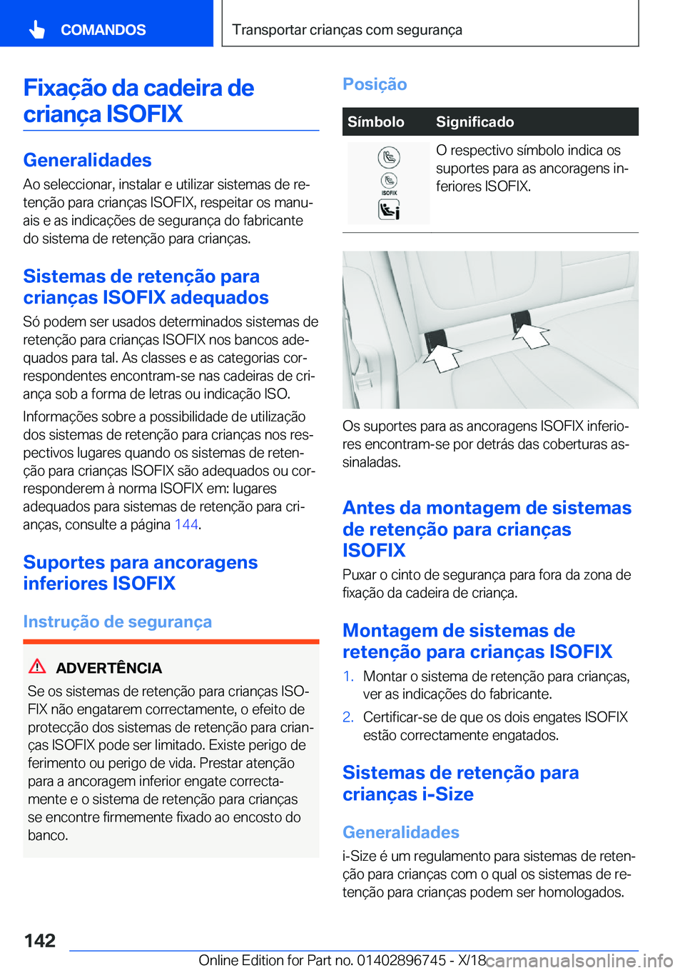 BMW X5 2019  Manual do condutor (in Portuguese) �F�i�x�a�