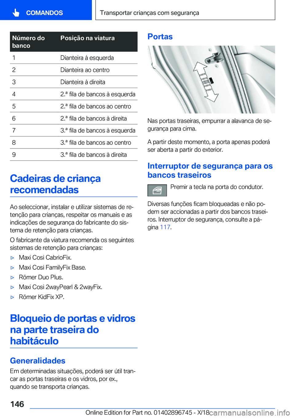 BMW X5 2019  Manual do condutor (in Portuguese) �N�