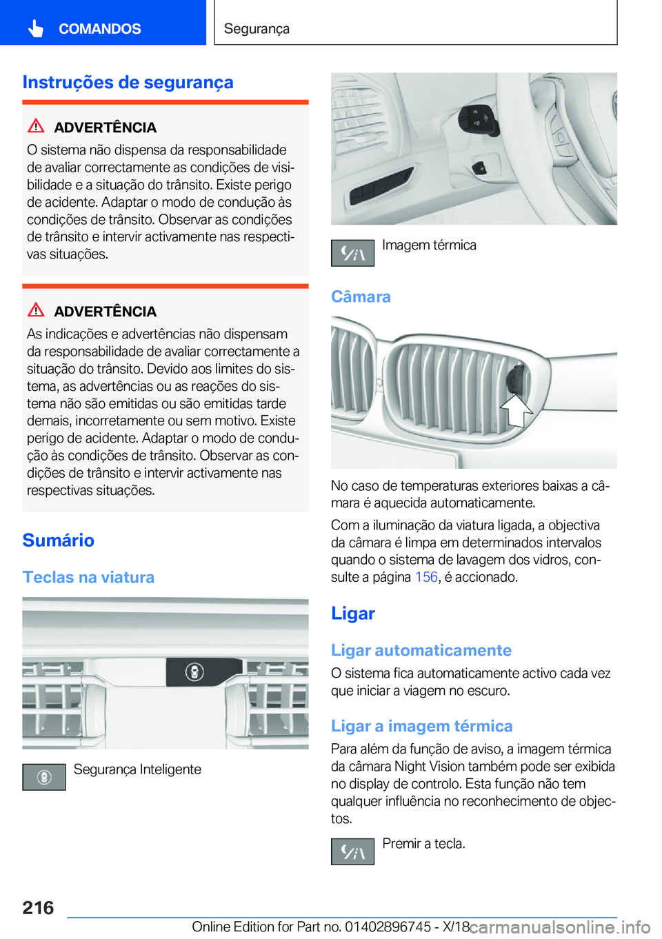 BMW X5 2019  Manual do condutor (in Portuguese) �I�n�s�t�r�u�