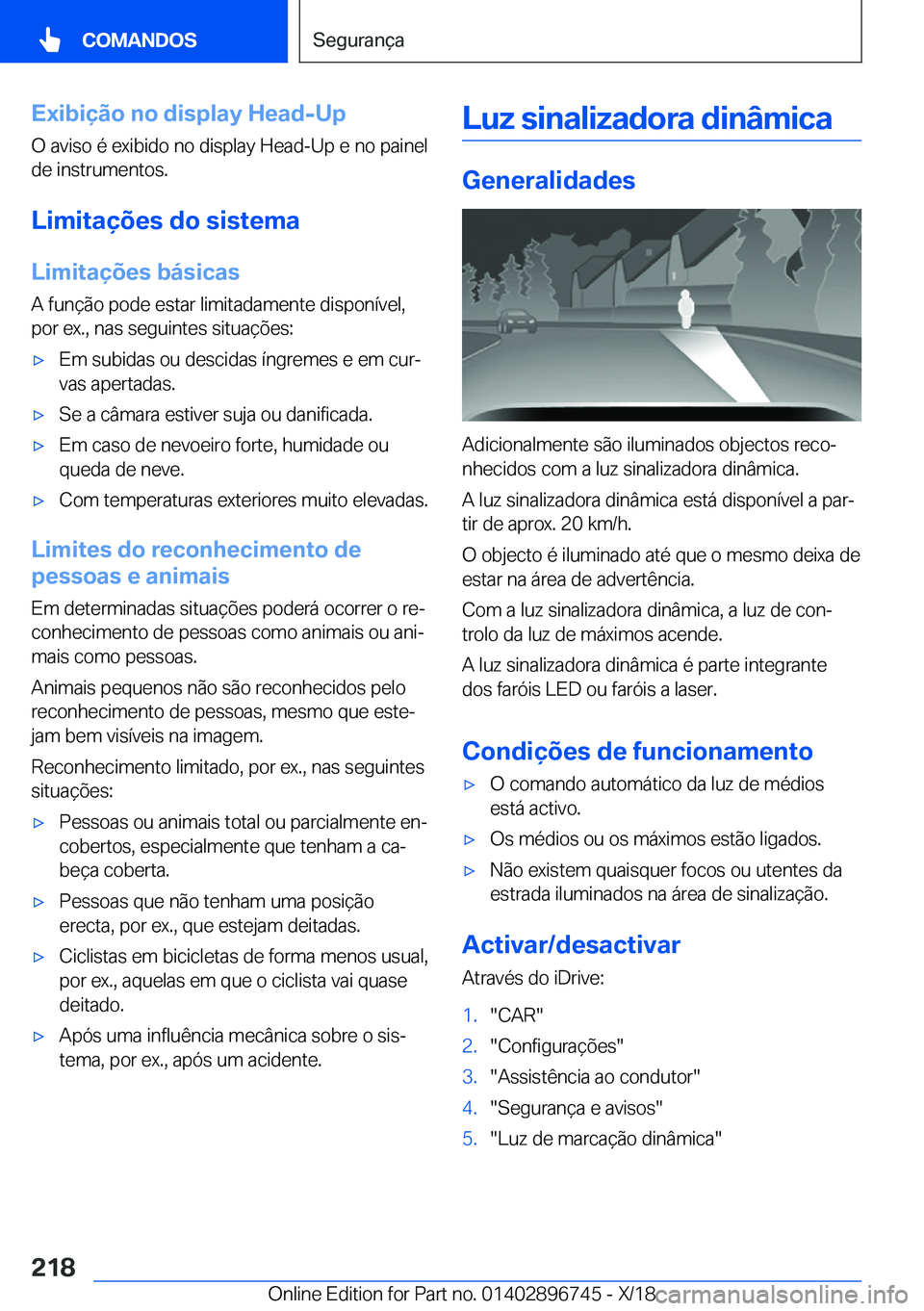 BMW X5 2019  Manual do condutor (in Portuguese) �E�x�i�b�i�