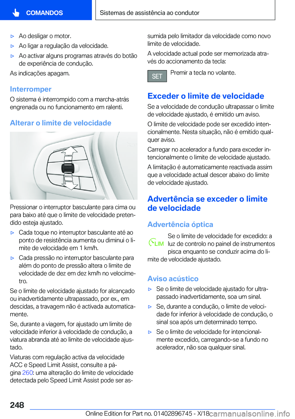 BMW X5 2019  Manual do condutor (in Portuguese) x�A�o��d�e�s�l�i�g�a�r��o��m�o�t�o�r�.x�A�o��l�i�g�a�r��a��r�e�g�u�l�a�