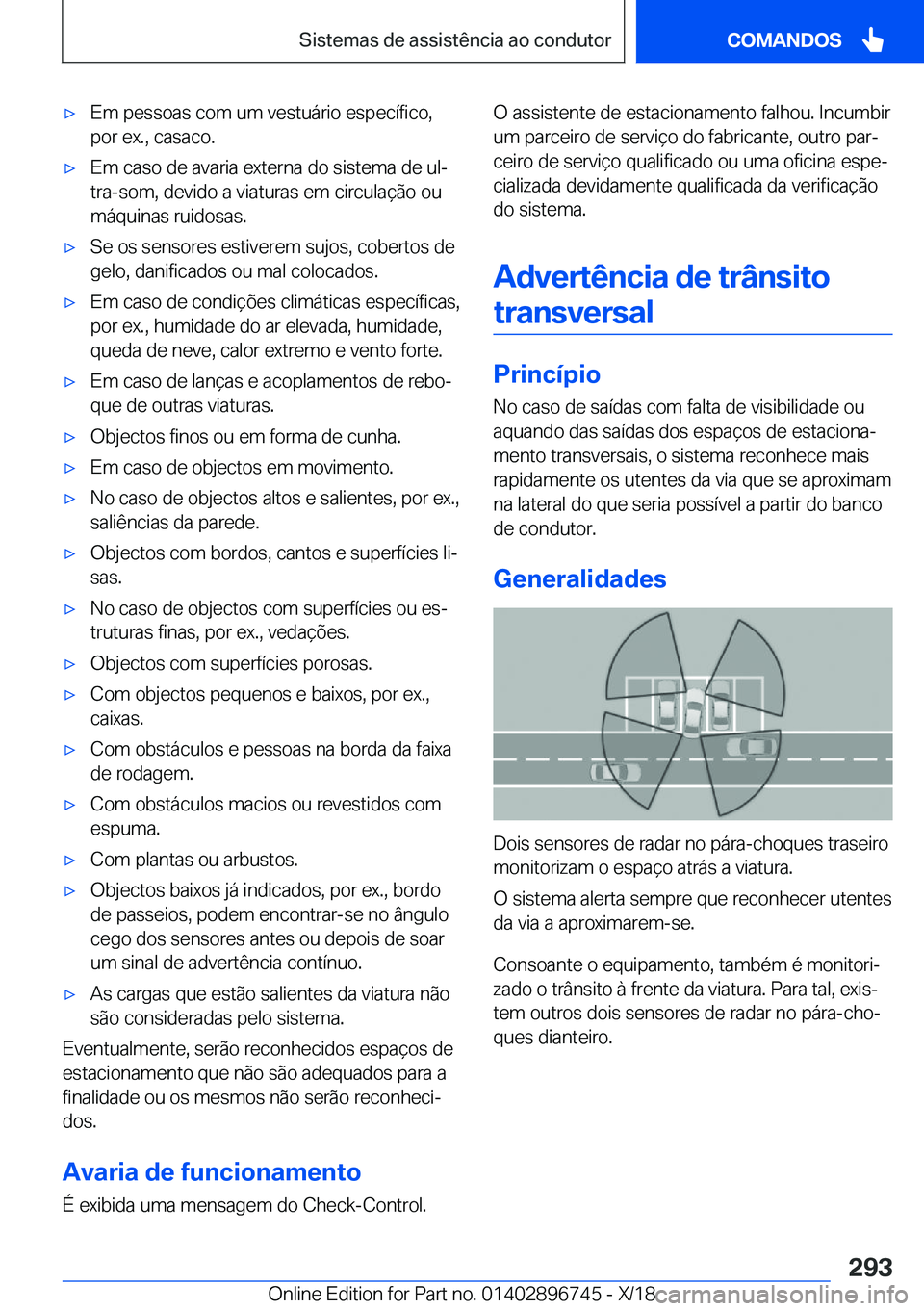 BMW X5 2019  Manual do condutor (in Portuguese) x�E�m��p�e�s�s�o�a�s��c�o�m��u�m��v�e�s�t�u�á�r�i�o��e�s�p�e�c�