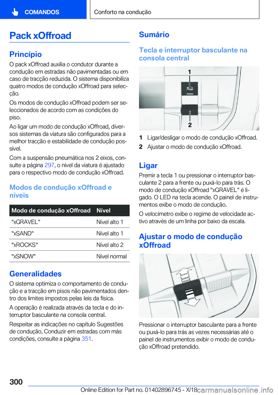 BMW X5 2019  Manual do condutor (in Portuguese) �P�a�c�k��x�O�f�f�r�o�a�d
�P�r�i�n�c�