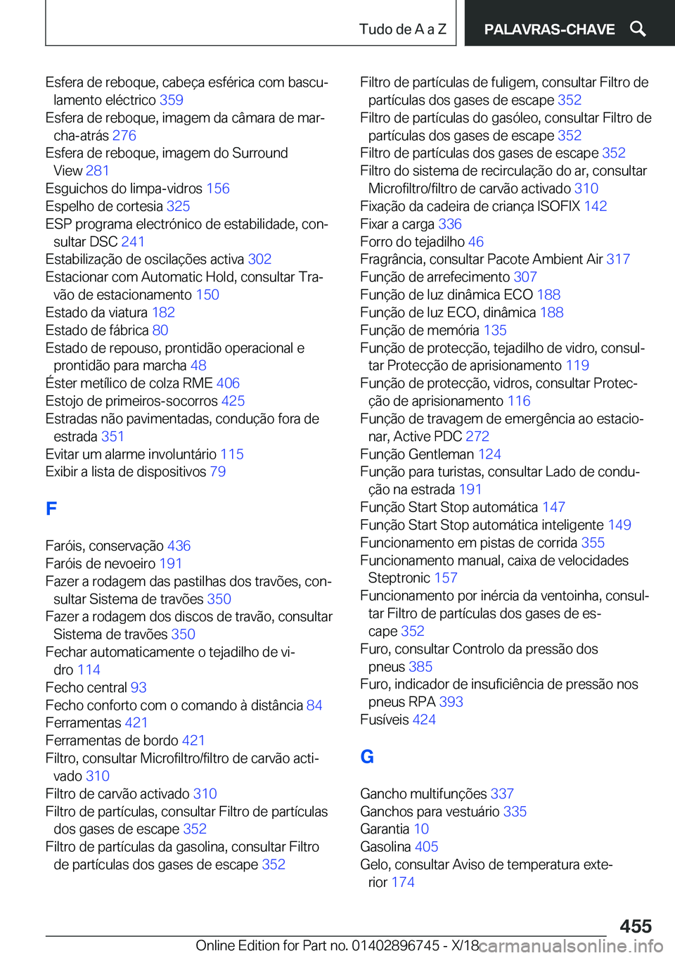BMW X5 2019  Manual do condutor (in Portuguese) �E�s�f�e�r�a��d�e��r�e�b�o�q�u�e�,��c�a�b�e�