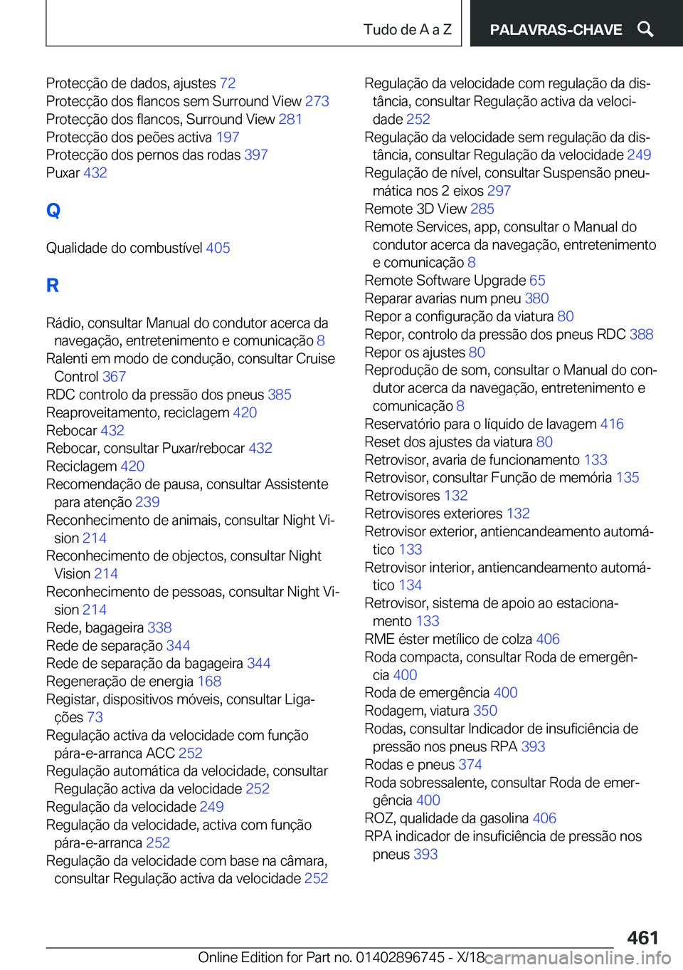 BMW X5 2019  Manual do condutor (in Portuguese) �P�r�o�t�e�c�
