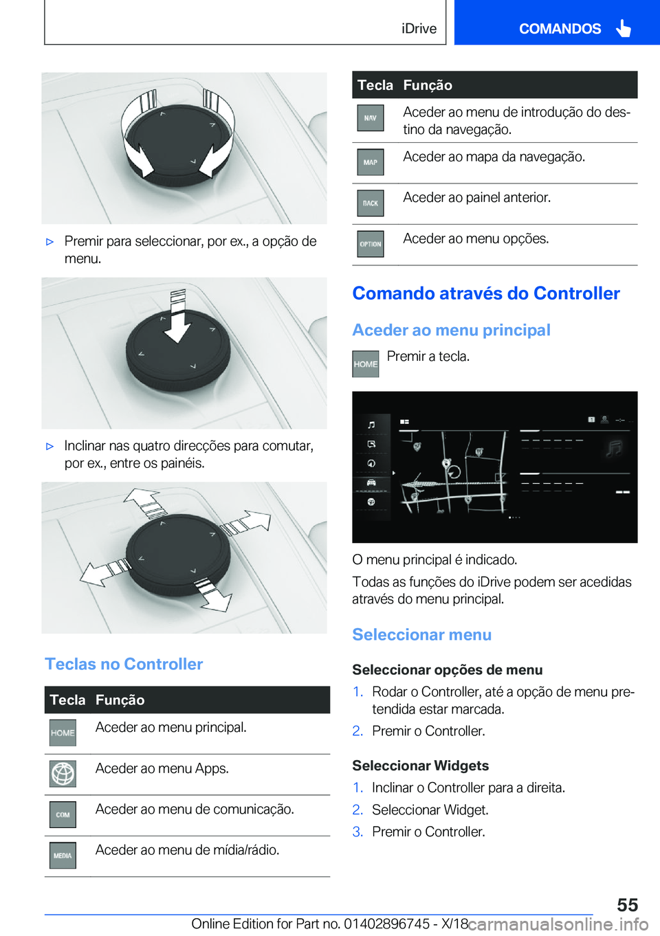 BMW X5 2019  Manual do condutor (in Portuguese) x�P�r�e�m�i�r��p�a�r�a��s�e�l�e�c�c�i�o�n�a�r�,��p�o�r��e�x�.�,��a��o�p�