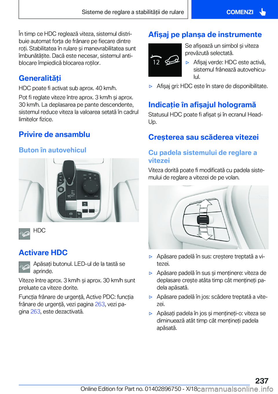 BMW X5 2019  Ghiduri De Utilizare (in Romanian) �