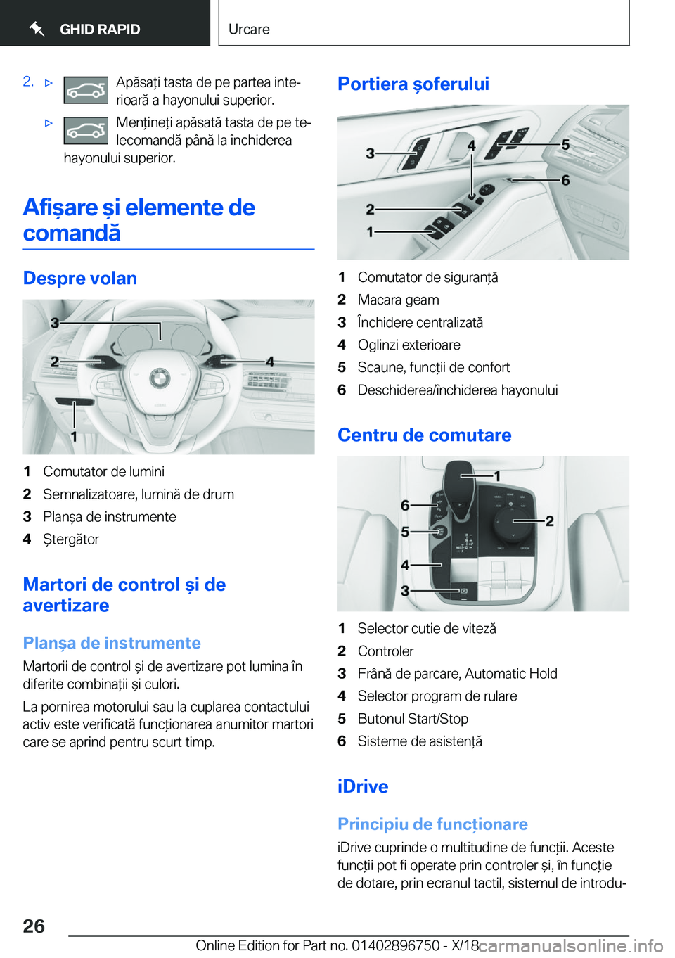 BMW X5 2019  Ghiduri De Utilizare (in Romanian) �2�.'x�A�p�