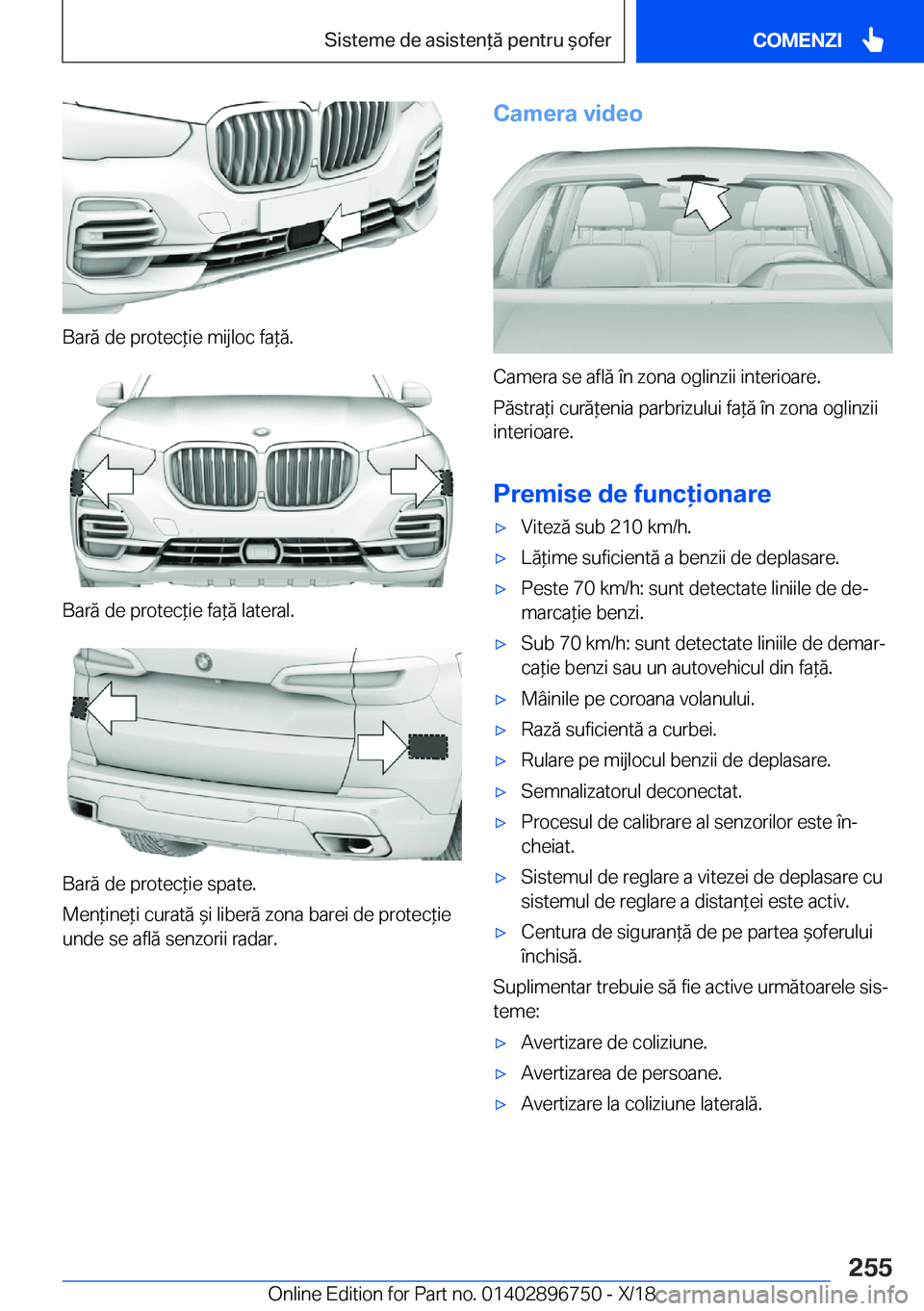 BMW X5 2019  Ghiduri De Utilizare (in Romanian) �B�a�r�