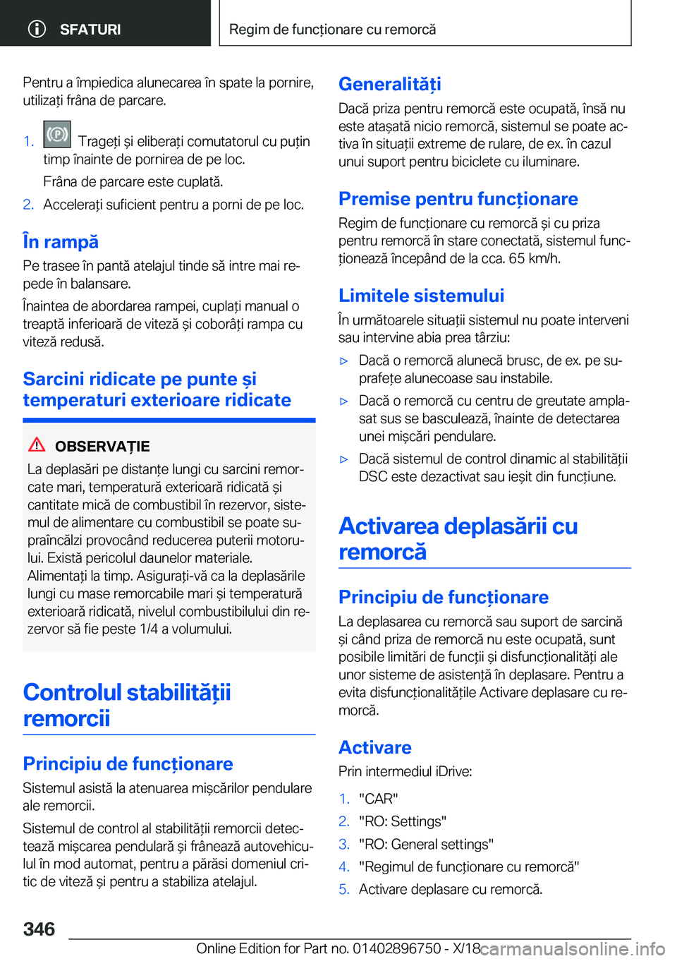 BMW X5 2019  Ghiduri De Utilizare (in Romanian) �P�e�n�t�r�u��a��